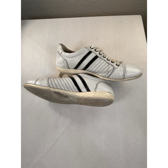 Versace Collection White Low Top Leather‎ Sneakers size 10 main image 7